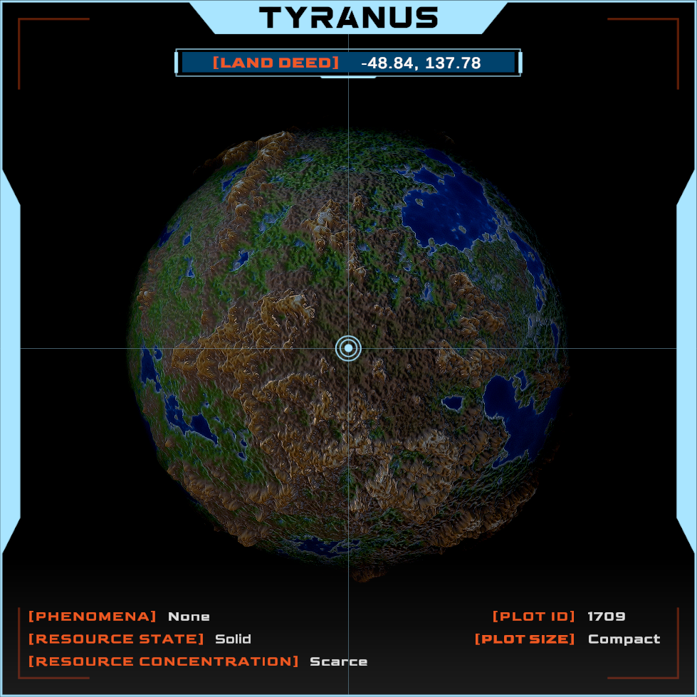 DEEPSPACE Land Deed #1709