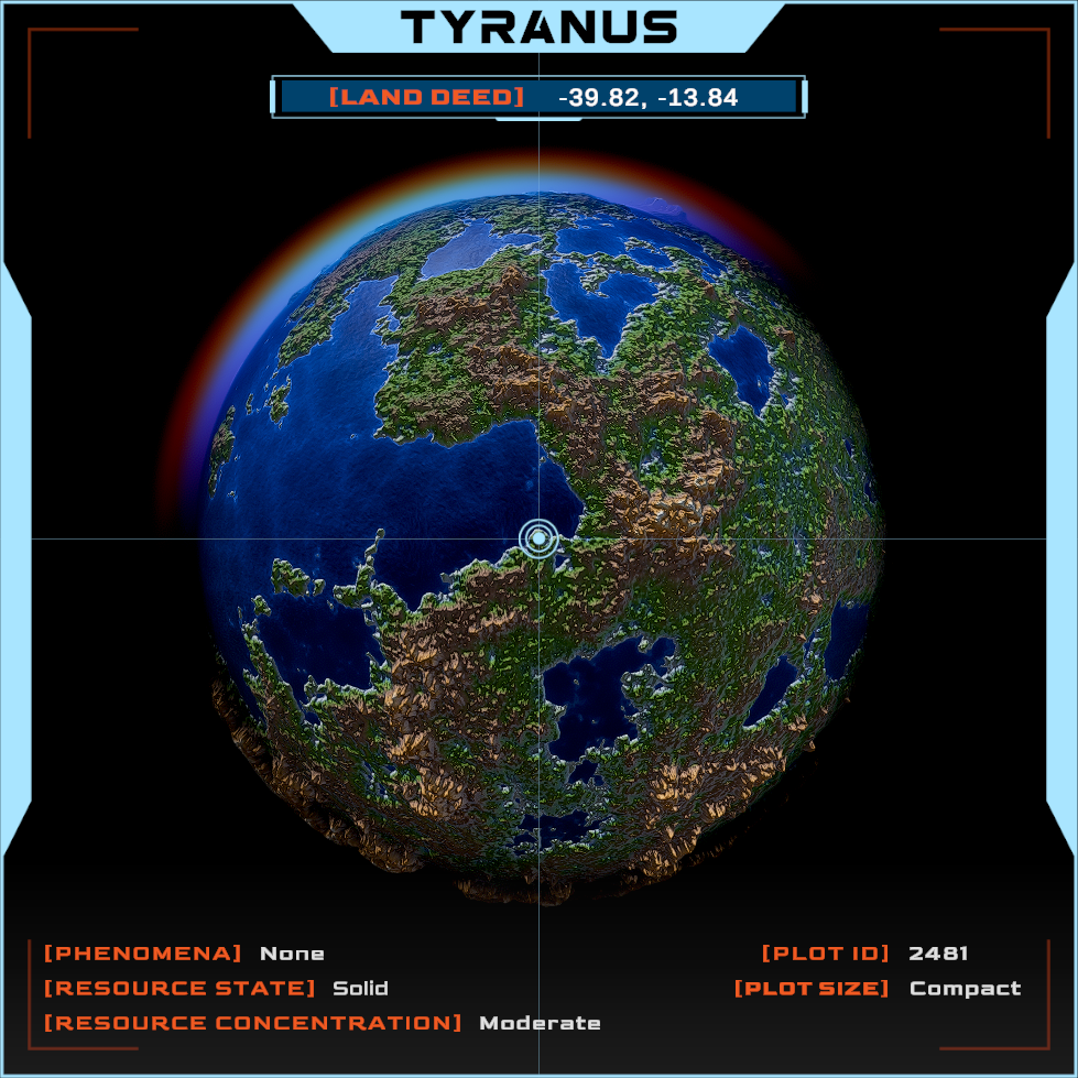 DEEPSPACE Land Deed #2481